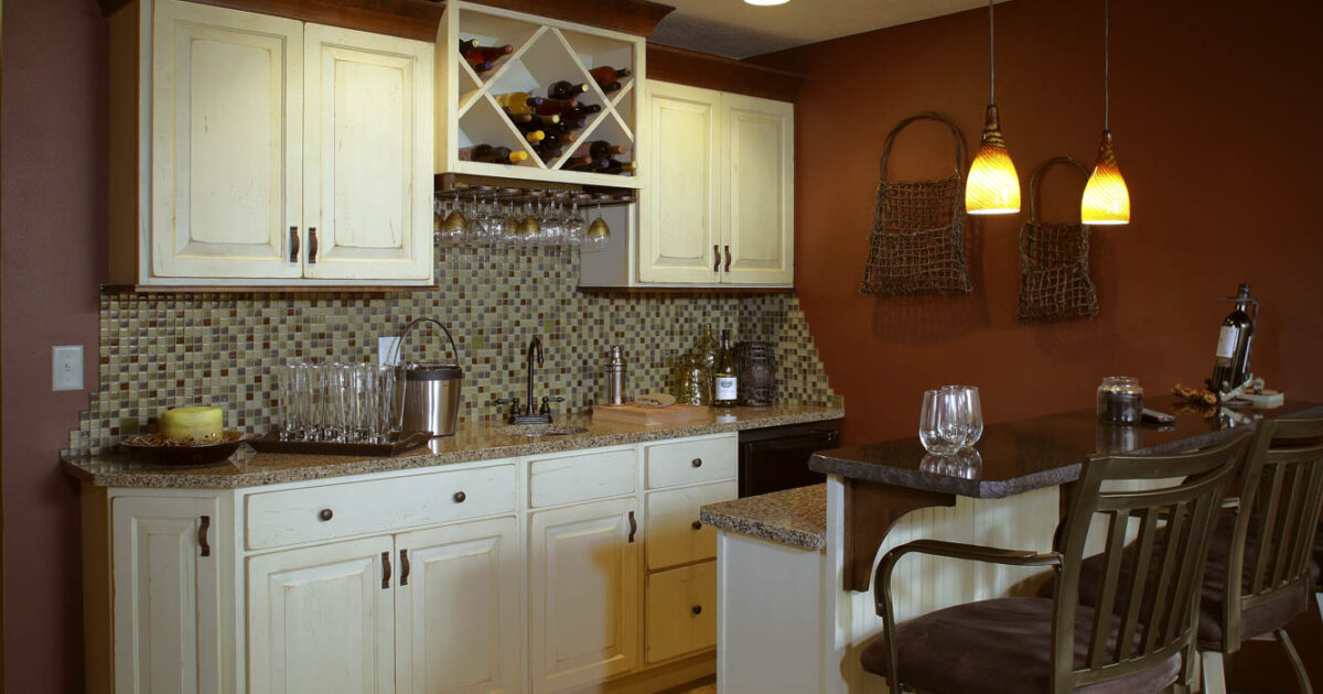 See This Lower Level Family Room Wet Bar Showplace Cabinetry