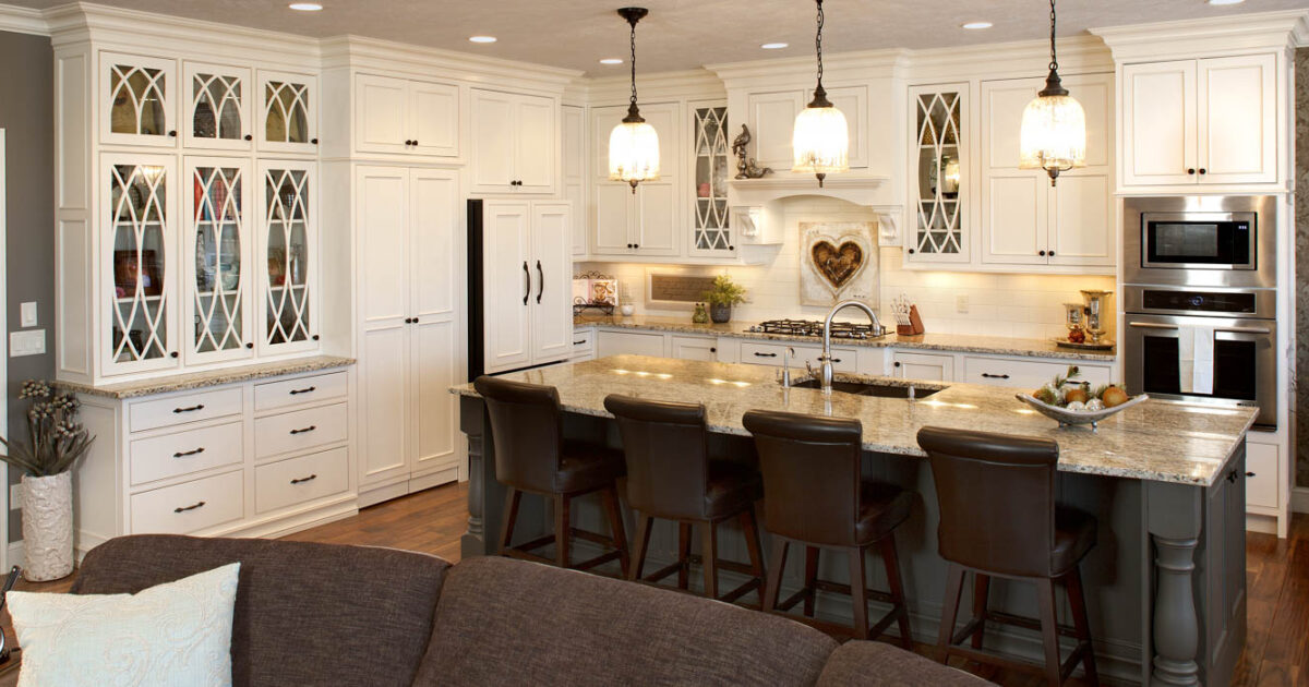 See This Kitchen S Graceful Glass Doors Showplace Cabinetry
