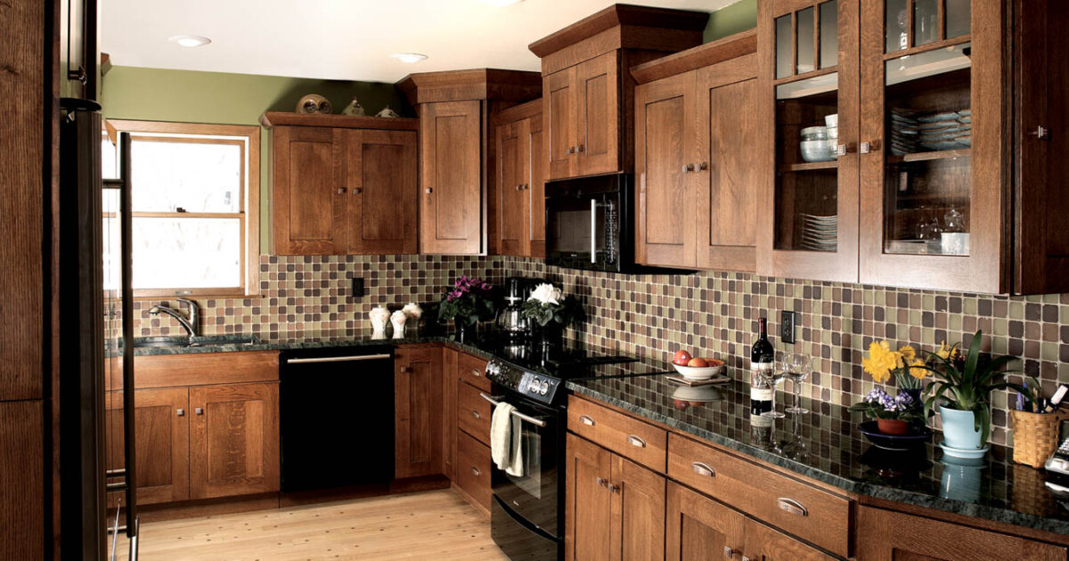 See This Mission Themed Country Kitchen Showplace Cabinetry