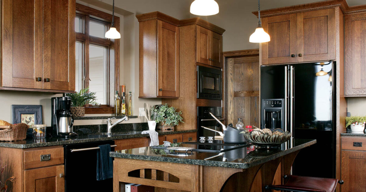 View this Mission-style kitchen | Showplace Cabinetry