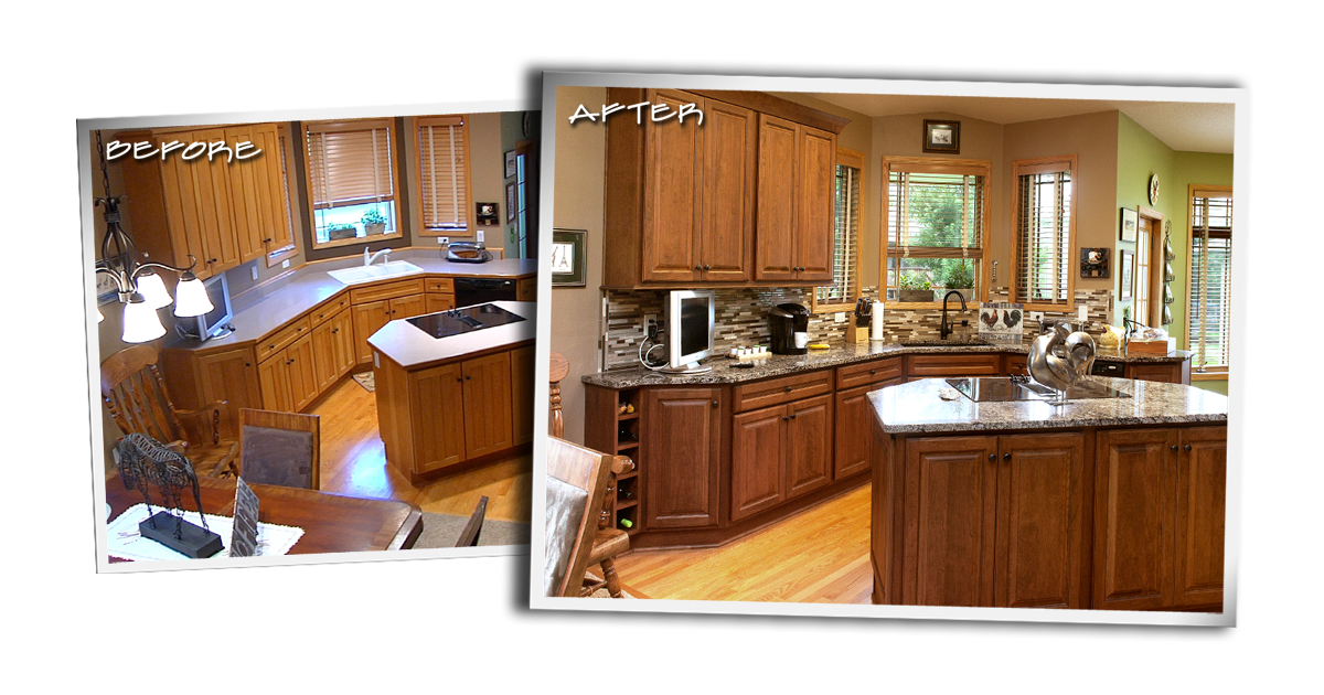 Cabinet Refacing vsRefinishing - Midwest Kitchens Cabinet Refacing